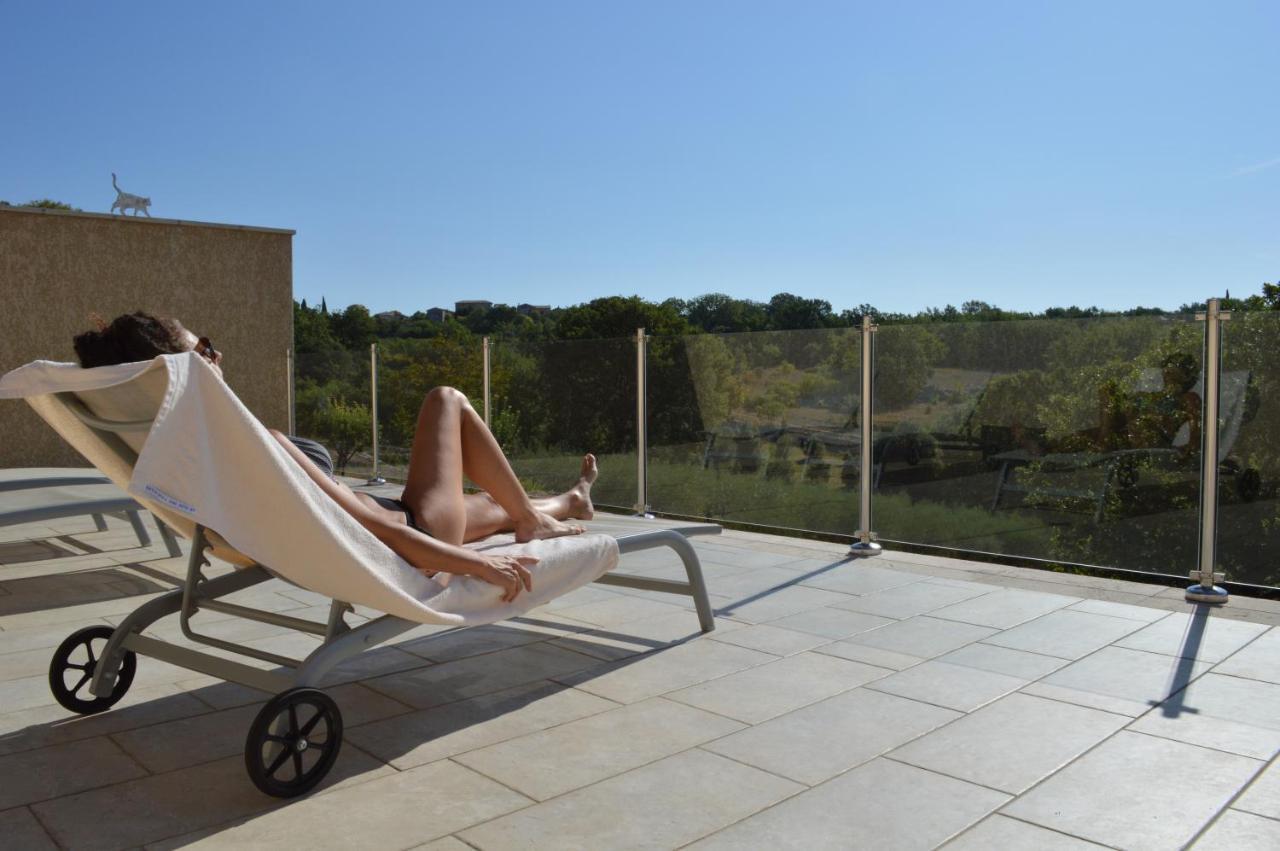 Le Clos Des Taulelles Gite Le Figuier Saint-Privat-de-Champclos Luaran gambar